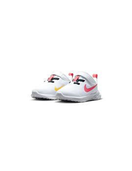 Zapatilla Niñ@ Nike Revolution 6 Blanco Rojo