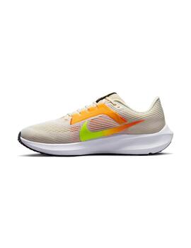 Zapatilla Hombre Nike Pegasus 40 Blanca Fluor