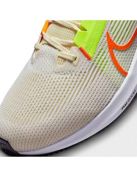 Zapatilla Hombre Nike Pegasus 40 Blanca Fluor