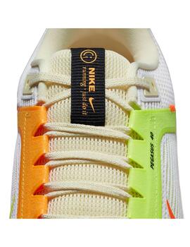 Zapatilla Hombre Nike Pegasus 40 Blanca Fluor