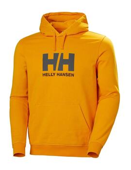 Sudadera Hombre HH Logo Hoodie Mostaza