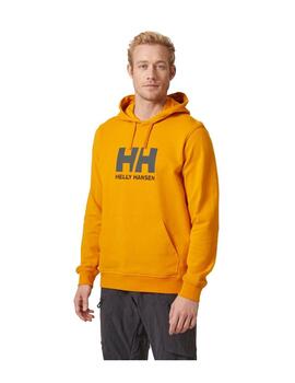 Sudadera Hombre HH Logo Hoodie Mostaza