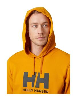 Sudadera Hombre HH Logo Hoodie Mostaza