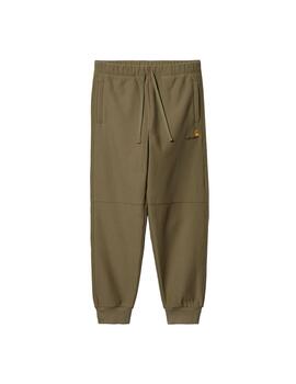 Pantalón Hombre Carhartt WIP American Script Verde