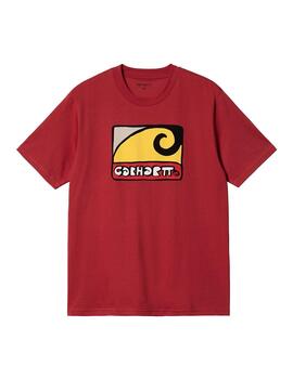 Camiseta Hombre Carhartt WIP Fibo Roja