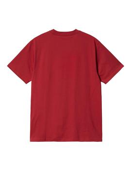 Camiseta Hombre Carhartt WIP Fibo Roja
