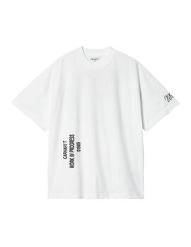 Camiseta Hombre Carhartt WIP Signature Blanca