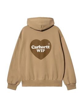 Sudadera Hombre Carhartt WIP Heart Sweat Marrón