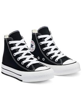 Zapatilla Niña Converse Ctas Hi Eva Tela Negra