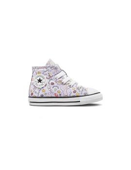 Zapatilla Niña Converse All Star Lila Print