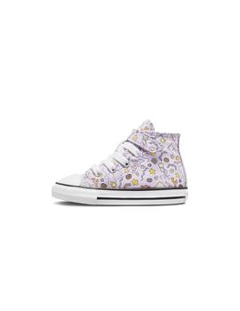 Zapatilla Niña Converse All Star Lila Print