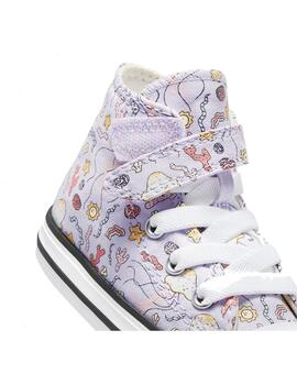 Zapatilla Niña Converse All Star Lila Print