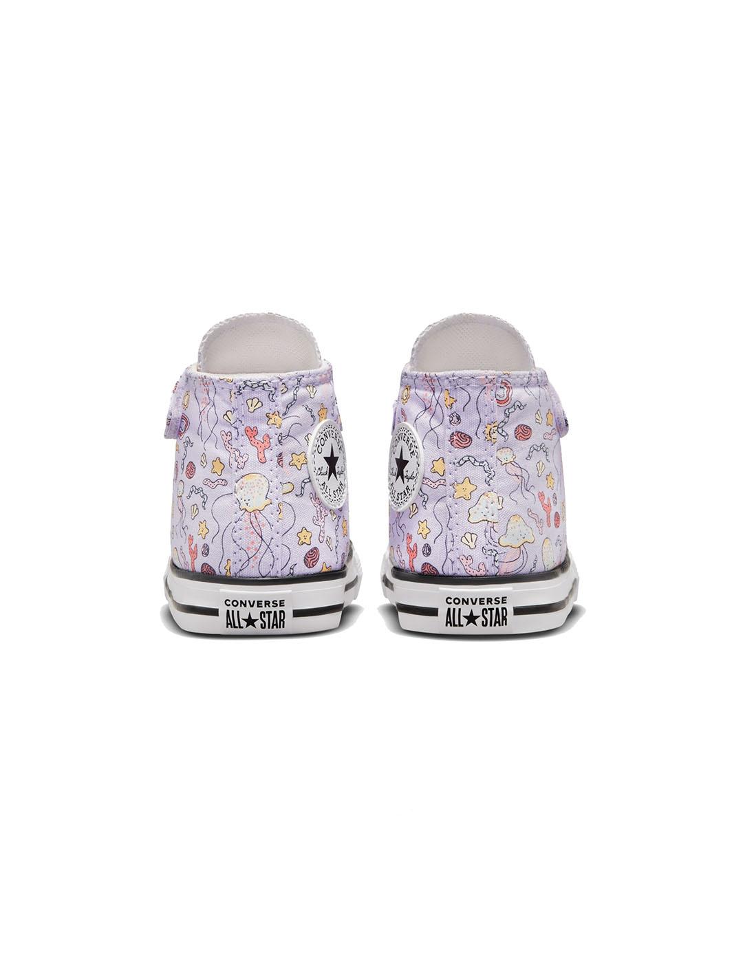 Converse lila niña outlet