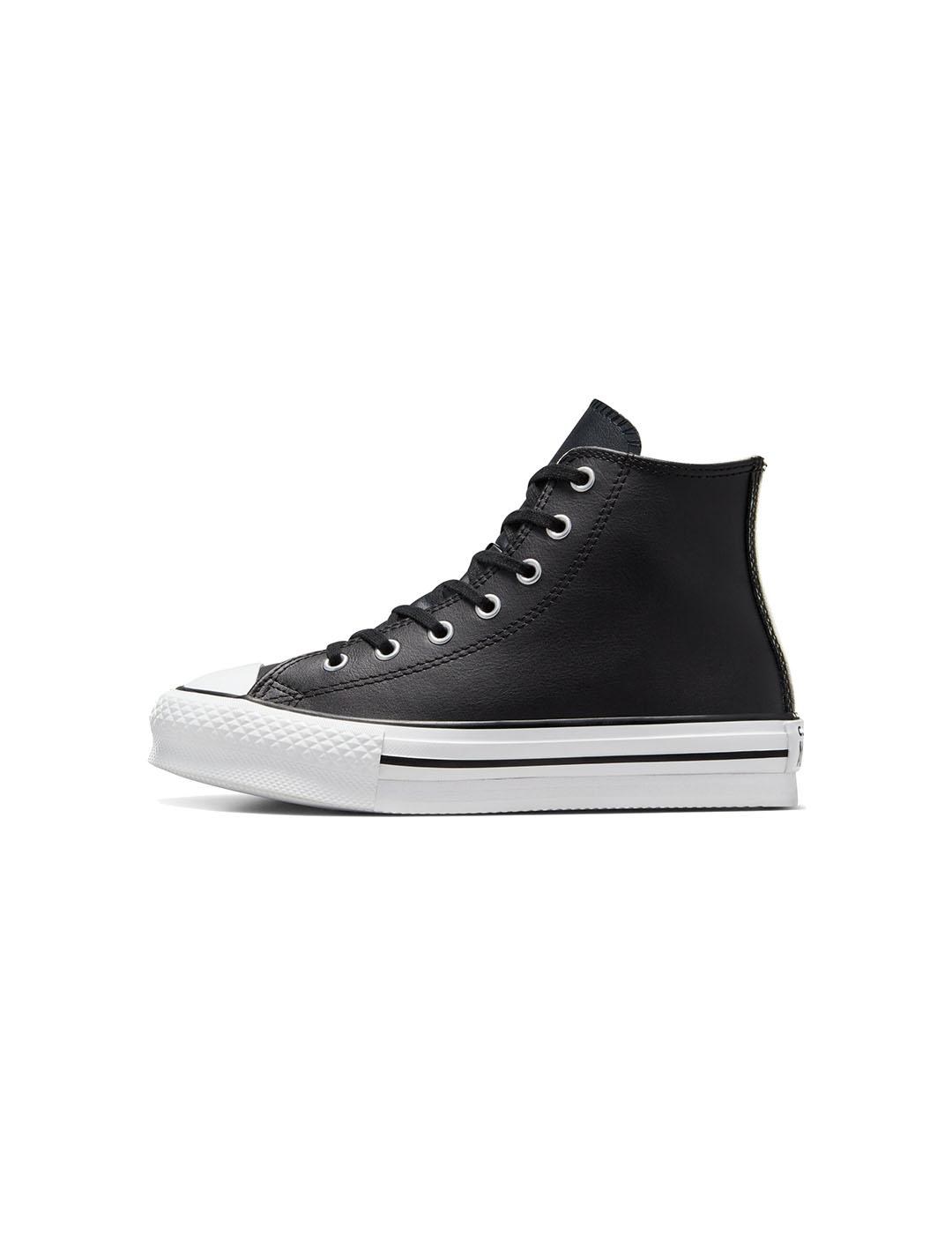 Zapatilla Niña Converse All Star Lift Pla. Lea Negr