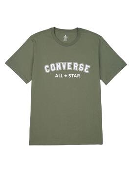 Camisetas Hombre Converse All Star Verde