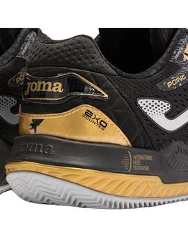 Zapatilla Padel Hombre Joma T.Point 23 Fed. Inter Negro Dora