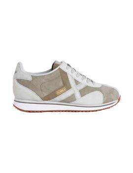 Zapatilla Hombre Munich Sapporo 154 Gris Caqui