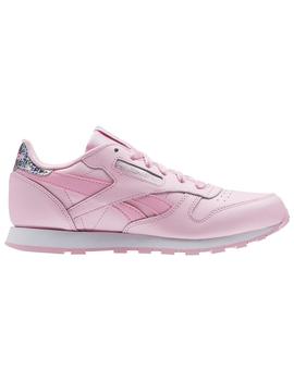 Zapatilla Reebok Classic Lth Pink Jr