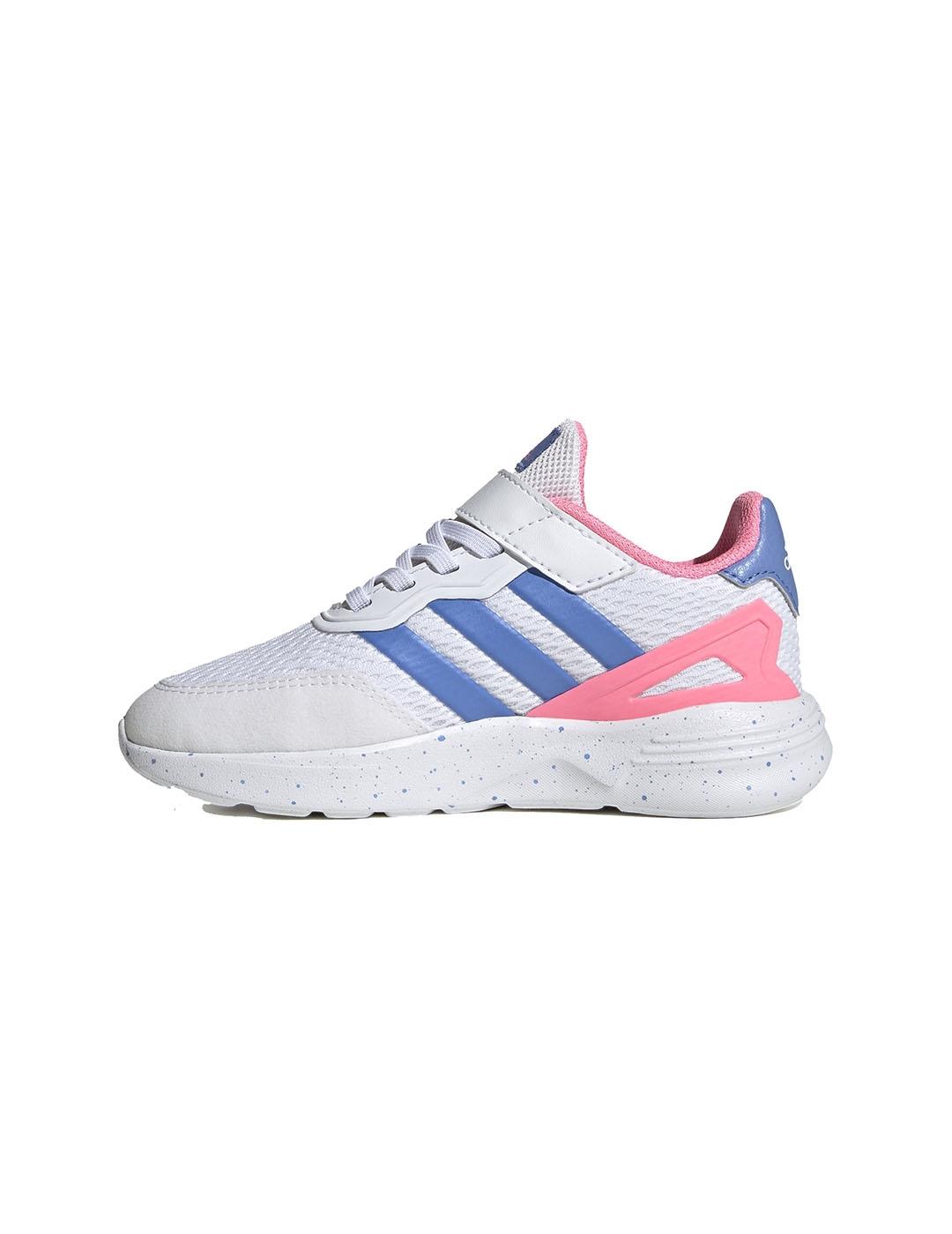 Zapatilla Niña adidas Nebzed Blanca Azul Rosa