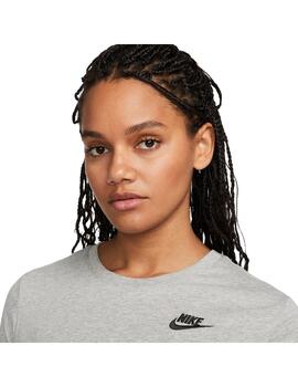 Camiseta Mujer Nike Nsw Club Gris