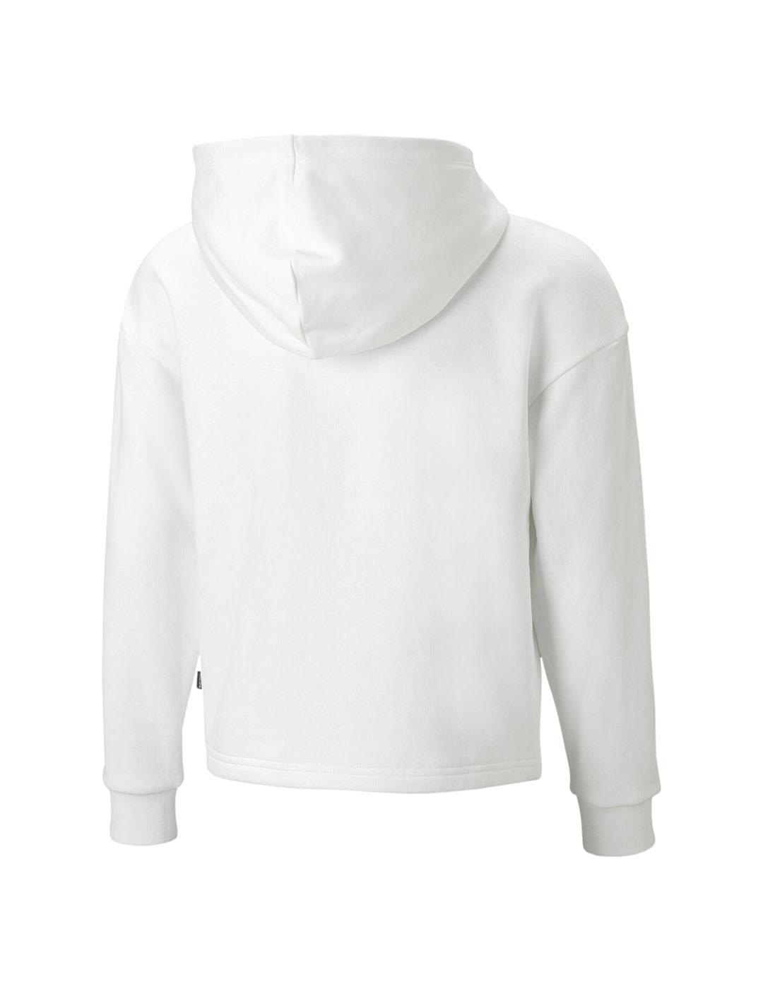 Sudadera Puma Niña Street Art Blanca