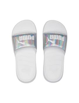 Chancla Mujer Puma Popcat 20 Plata
