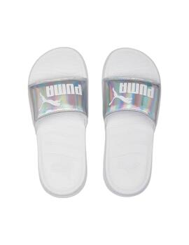 Chancla Mujer Puma Popcat 20 Plata