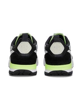 Zapatilla Hombre Puma R22 Negro Fluor