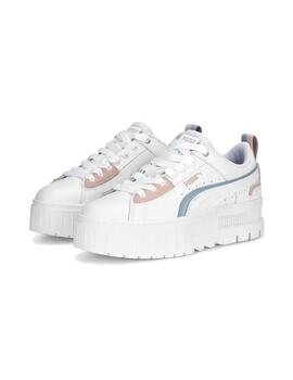 Zapatilla Mujer Puma Mayze UT Blanca Rosa Azul