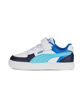 Zapatilla Niño Puma Caven Block azules
