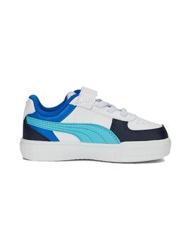 Zapatilla Baby Puma Caven Block Azules