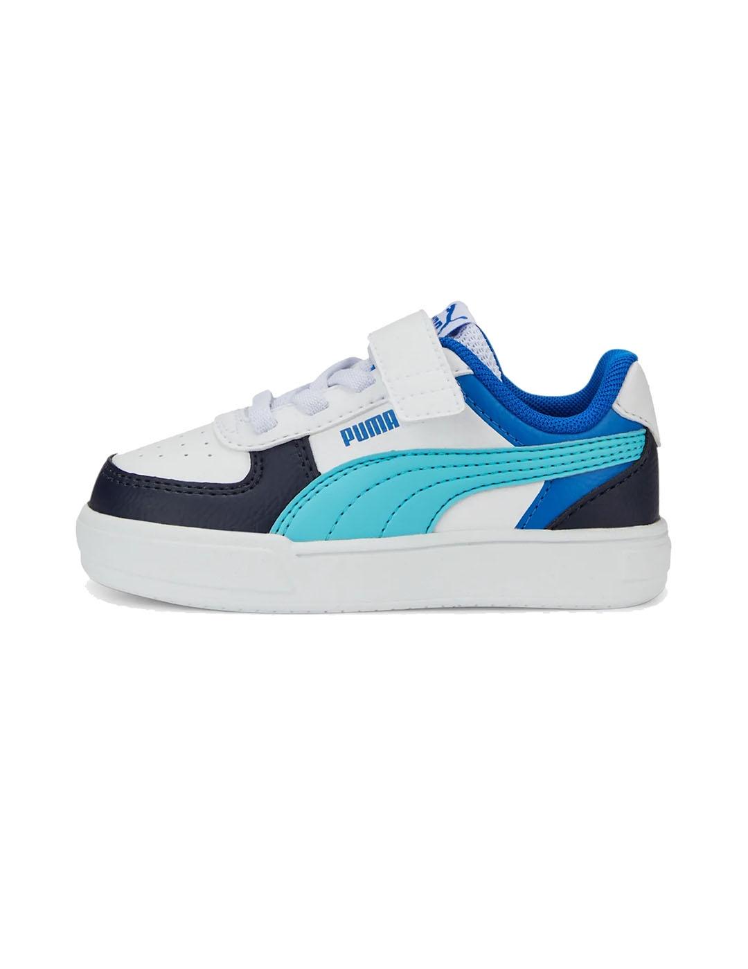 Zapatilla Baby Puma Caven Block Azules