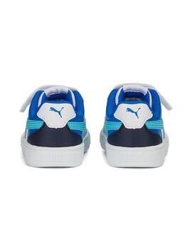 Zapatilla Baby Puma Caven Block Azules