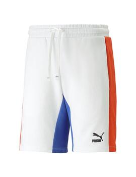 Pantalón Corto Hombre Puma Classics Block Blanco