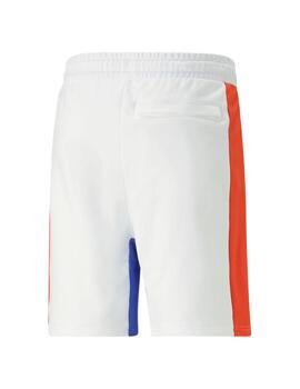 Pantalón Corto Hombre Puma Classics Block Blanco