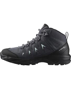 Bota Mujer Salomon Braxe Mid GTX Negro