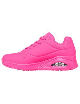Zapatilla Mujer Skechers Uno-Night Rosa/Fucsia