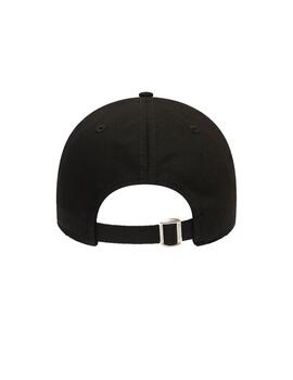 Gorra Unisex New Era Logo Basic Negra Roja