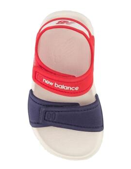 Sandalia Baby New Balance S123 Rojo/Marino