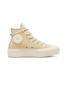 Zapatilla Mujer Converse Cltas Beige Crema