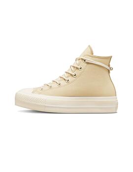 Zapatilla Mujer Converse Cltas Beige Crema
