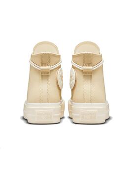 Zapatilla Mujer Converse Cltas Beige Crema