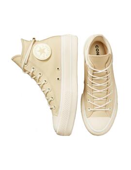 Zapatilla Mujer Converse Cltas Beige Crema