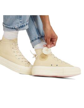 Zapatilla Mujer Converse Cltas Beige Crema