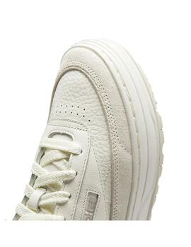 Zapatilla Mujer Reebok Club C Geo Mid  Crema