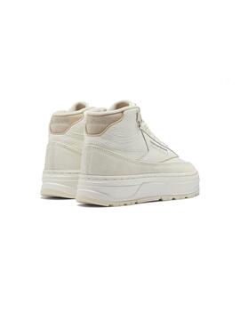 Zapatilla Mujer Reebok Club C Geo Mid  Crema