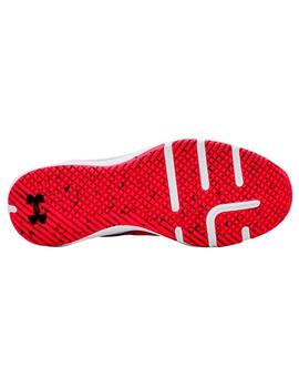 Zapatilla Hombre Under Armour Charged Cushioning Roja.