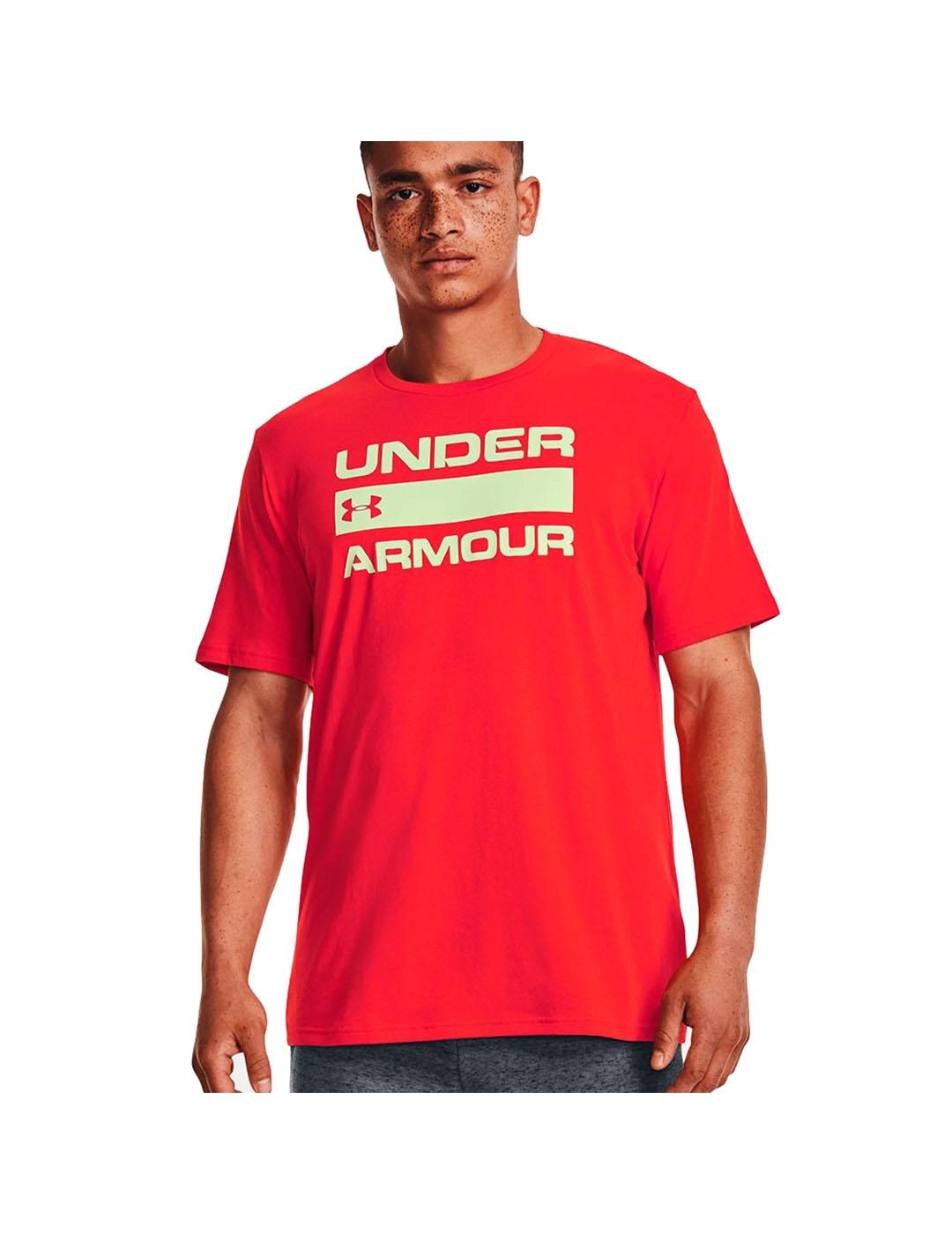 Camiseta Hombre Under Armour Naranja