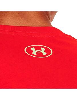 Camiseta Hombre Under Armour Naranja