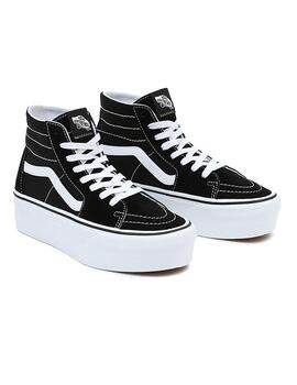 Zapatilla Mujer Vans Sk8-Hi Tapered Stackf Negra